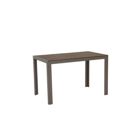 Juego comedor terraza 2 bancos Elko champagne