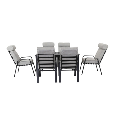 Juego comedor terraza 6 sillas Buford