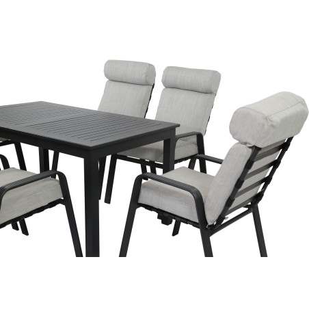 Juego comedor terraza 6 sillas Buford