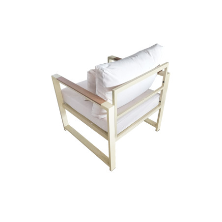 Juego living terraza Mykonos 2-1-1 beige