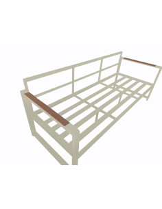 Juego Living Terraza Mykonos 3-1-1 Beige - Muebles de Terraza 2