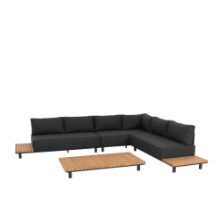 Set seccional terraza Lafite 4pzas