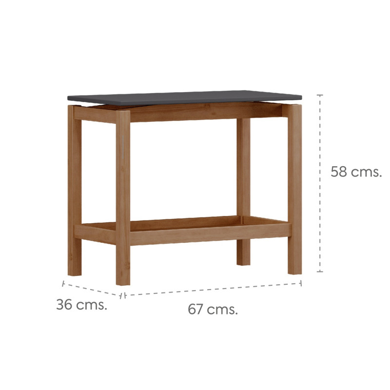 Mesa Lateral Barcelona - Mesa Auxiliar Moderna para Living