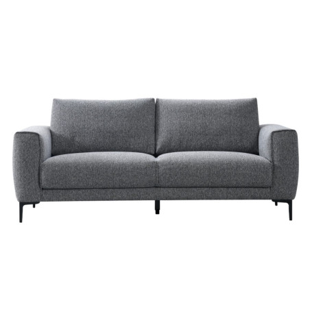 Sofá 3 cuerpos Smile gris oscuro