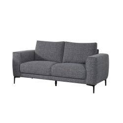 Sofá 3 cuerpos Smile gris oscuro 2