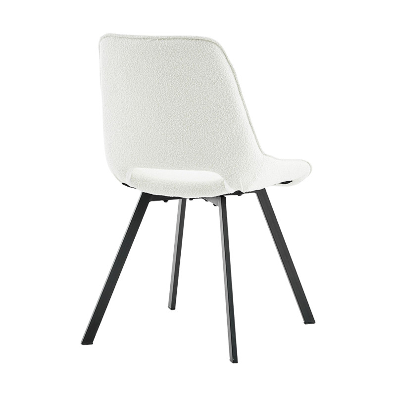 Silla Comedor Shani Blanco - Estilo Moderno y Elegante