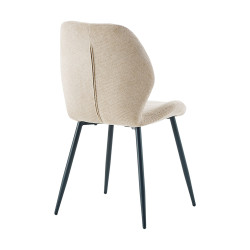 Silla comedor Sabah crema 2