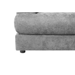 Sofá seccional derecho Saona gris 2