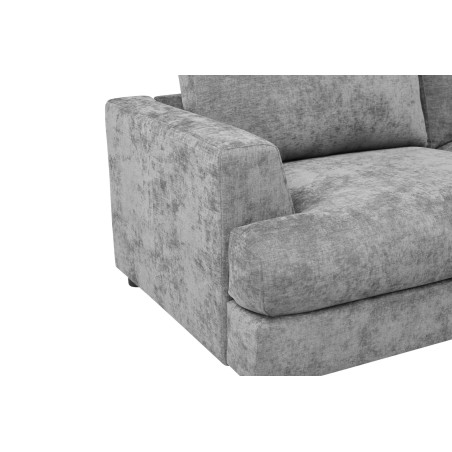 Sofá seccional derecho Saona gris