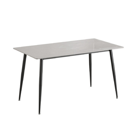 Mesa comedor 4 puestos Khissa gris mate