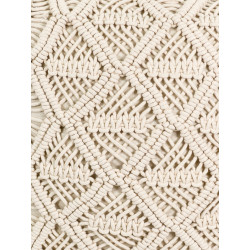 Cojín 45x45cm macrame crudo 2