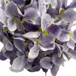 Flor hortensia artificial rosado / morado 41cm