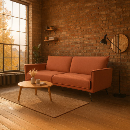 Sofá Futón Lorenzo naranjo