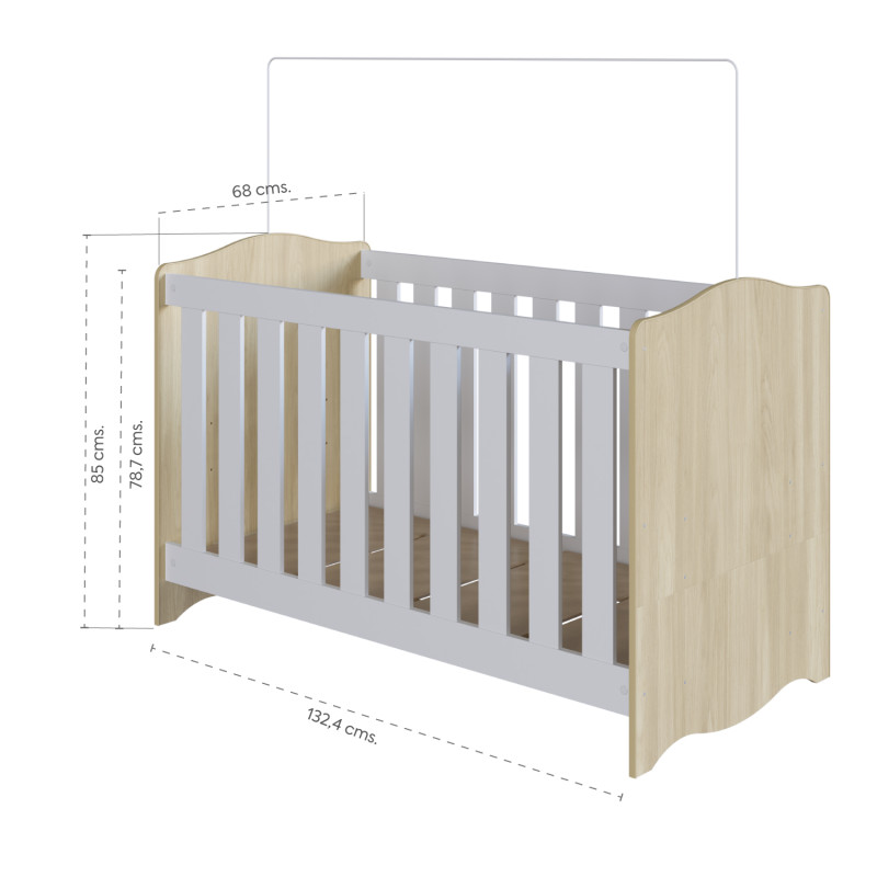 Cuna Encanto 3 en 1 - Ajustable y Segura para tu Bebé