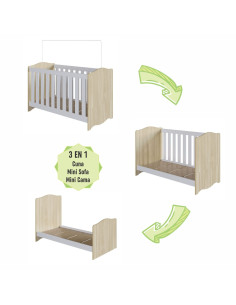 Cuna Encanto 3 en 1 - Ajustable y Segura para tu Bebé 2