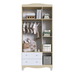 Closet Encanto 3 puertas 2 cajones 2