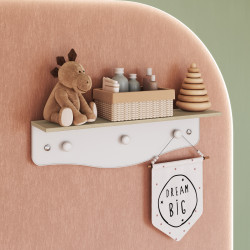 Repisa infantil con perchero Encanto 2