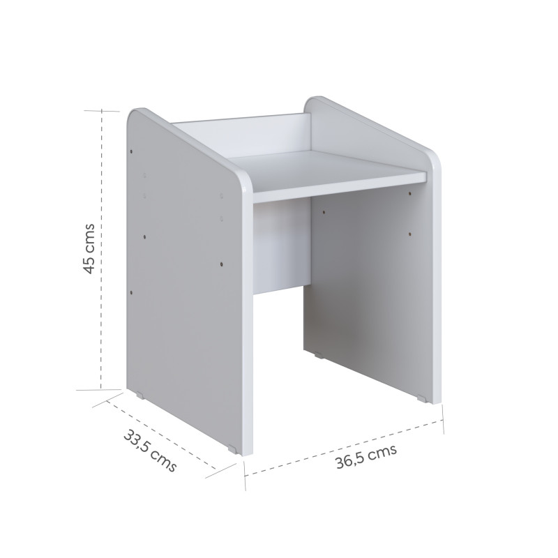 Escritorio Infantil con Silla Le Petit Blanco - Muebles Infantiles