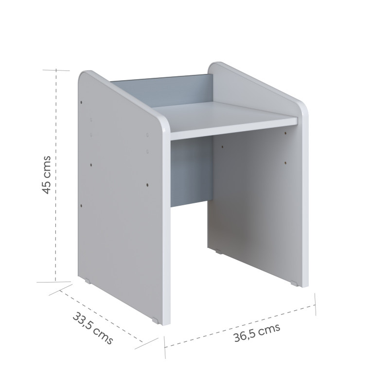 Escritorio Infantil con Silla Le Petit Blanco-Azul | Muebles