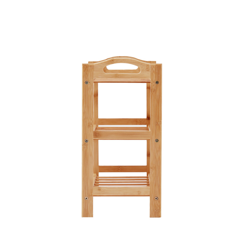 Estante Pavel 3 Niveles de Bambú para Living - Deko Home