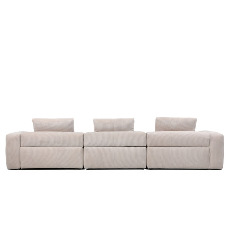 Sofá modular derecho Dante gris claro