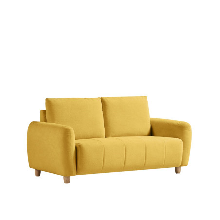 Sofá 2 cuerpos Texas mostaza