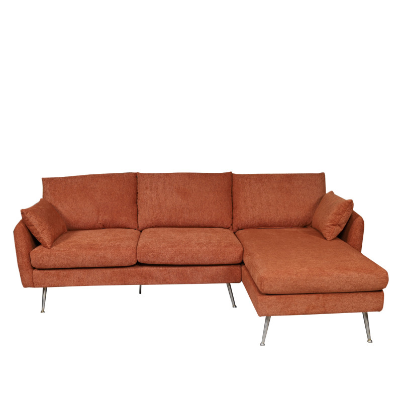 Sofá Seccional Tavira Naranjo - Mueble Moderno para Living