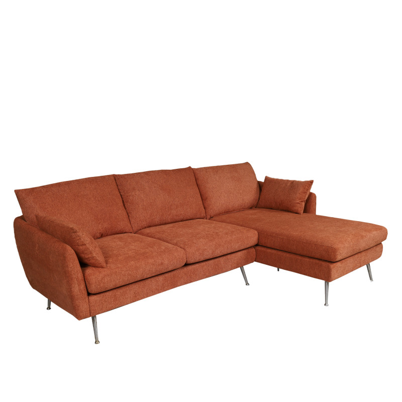 Sofá Seccional Tavira Naranjo - Mueble Moderno para Living