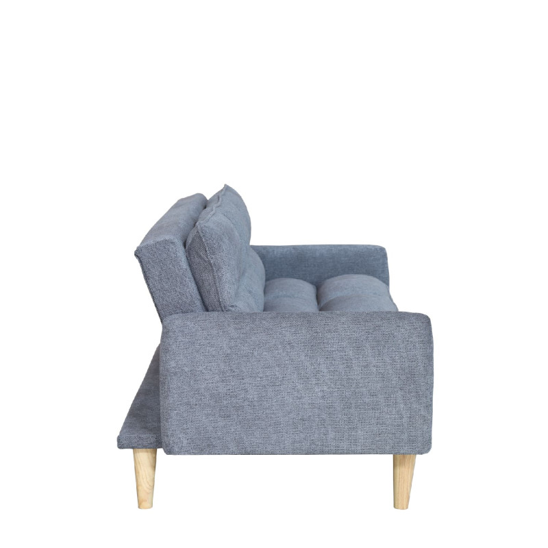 Futón Treyvon Gris - Sofá Cama Moderno y Elegante