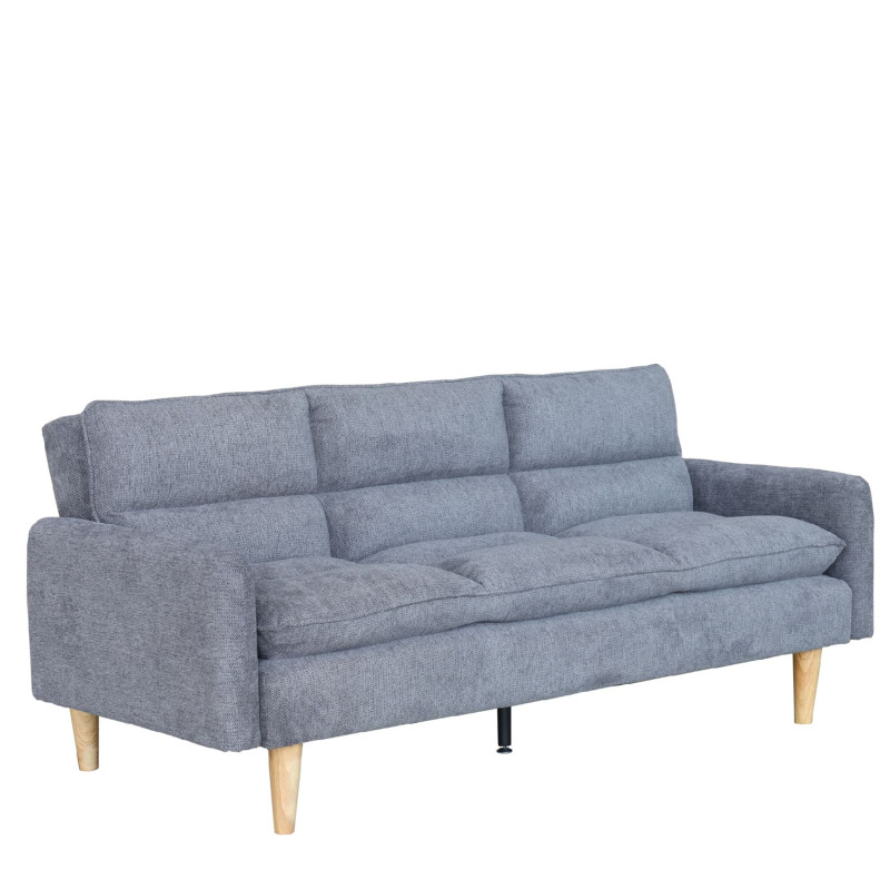 Futón Treyvon Gris - Sofá Cama Moderno y Elegante