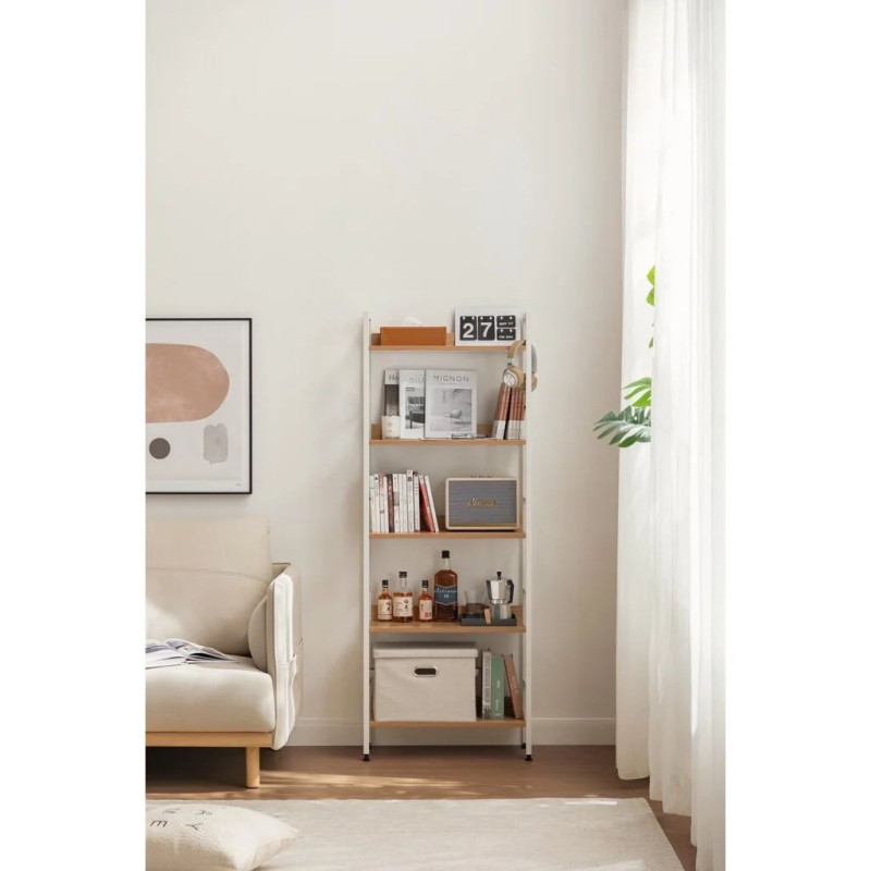 Estante 4 Niveles Quincy - Mueble Organizador de Living