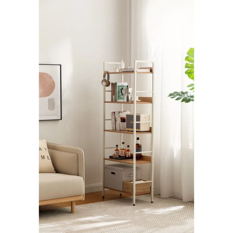Estante 4 Niveles Quincy - Mueble Organizador de Living