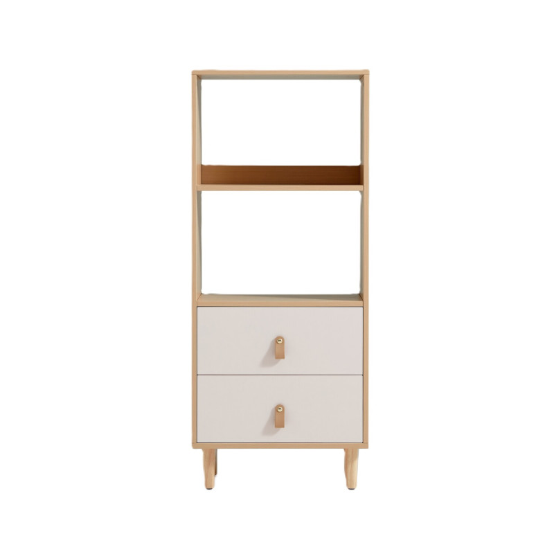 Estante 2 Cajones Mila 119cm - Mueble Moderno para Living
