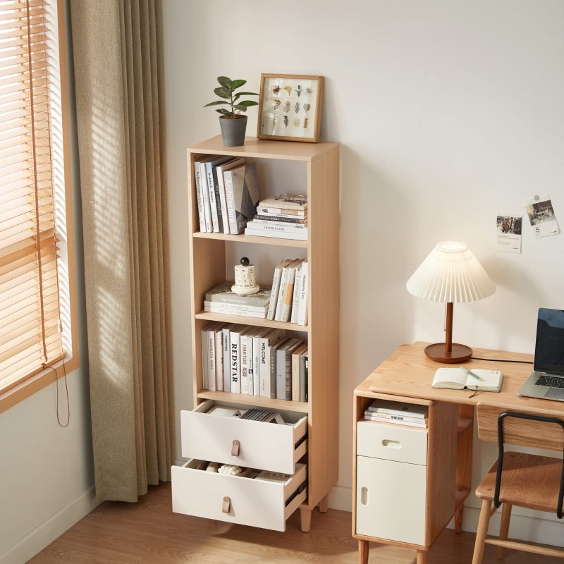 Estante 2 Cajones Mila 151cm - Mueble Moderno para Living