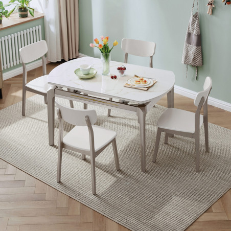 Juego comedor redondo 6 sillas Alytus