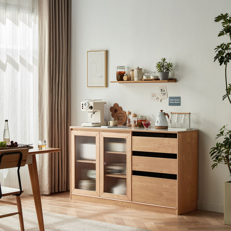 Buffet Miravet 2 Puertas 3 Cajones - Mueble de Almacenamiento