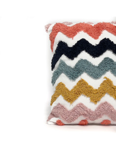 Cojín kids zigzag azul 40x40 | DKO Home 2