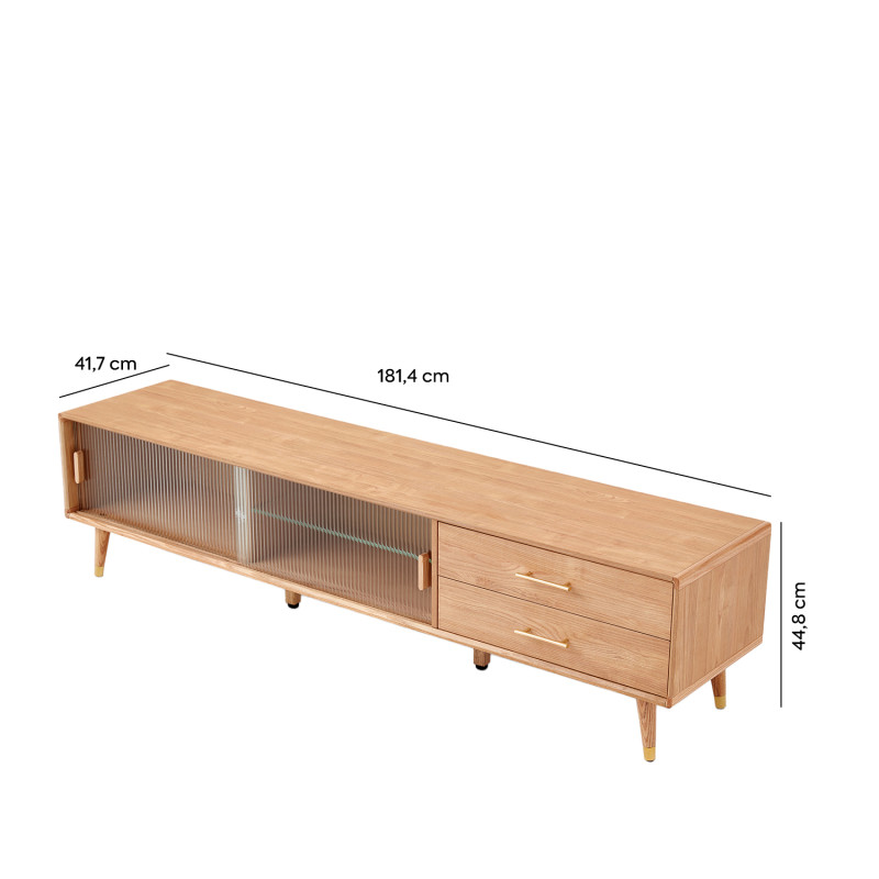 Rack TV Mónaco - Mueble Moderno para Living