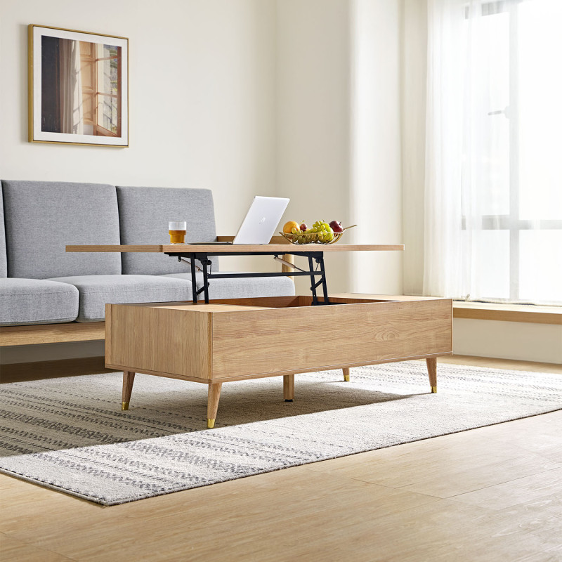 Mesa Centro Nápoles - Mesa de Centro Elegante con Cajones