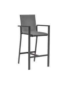 Silla Bar Terraza padded gris Lucca