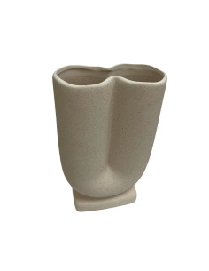 Florero cerámica tubular 12.5x20.3cm 2