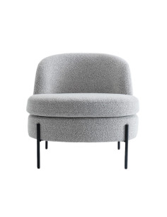 Poltrona Greta gris claro