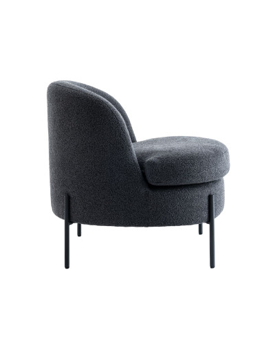 Poltrona Greta Gris Oscuro - Comodidad y Estilo en tu Living