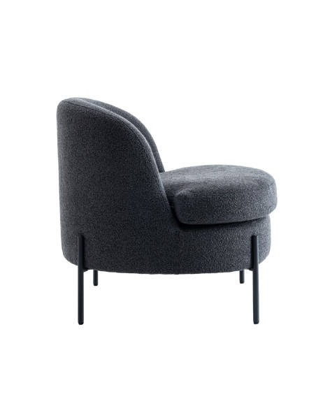 Poltrona Greta Gris Oscuro - Comodidad y Estilo en tu Living