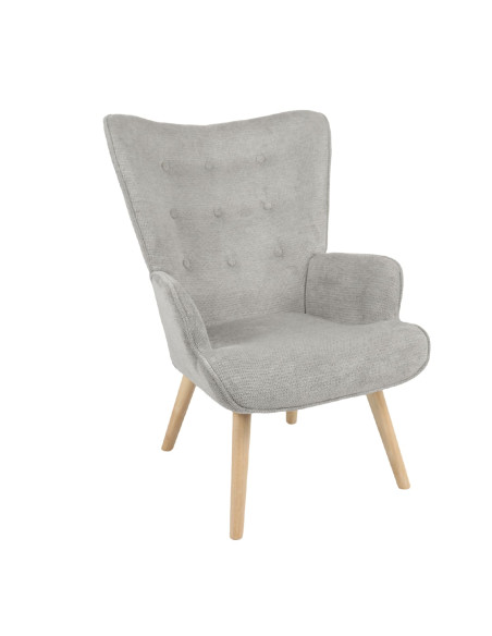 Poltrona Iván Gris - Diseño Moderno y Confort Supremo