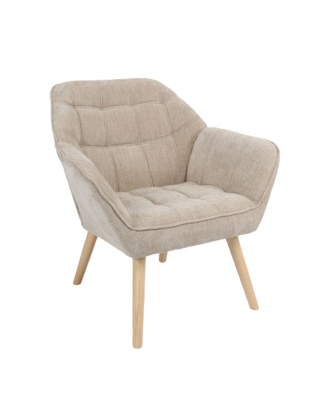 Poltrona Matilda Beige - Elegancia y Confort para el Living