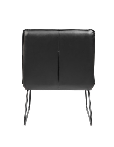 Poltrona PU Susan negro | DKo Home