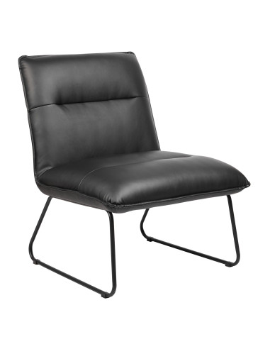 Poltrona PU Susan negro | DKo Home