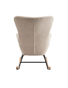 Silla mecedora Corinna beige 2
