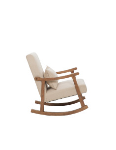 Silla mecedora Jane beige 2